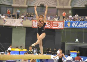 体操競技成年女子決勝（福井県選手）