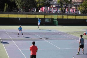 テニス少年男子予選・佐賀県vs愛知県①