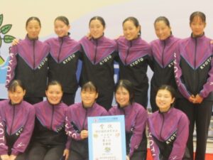 水球女子で2位の京都チーム