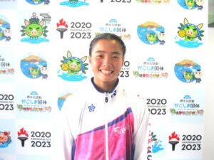 優勝した福岡の口脇釉美選手