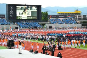 佐賀国スポ開会式イメージソング＝１０月５日、SAGAスタジアム