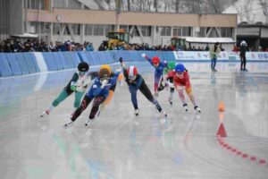 スピードスケート成年女子１０００メートル決勝